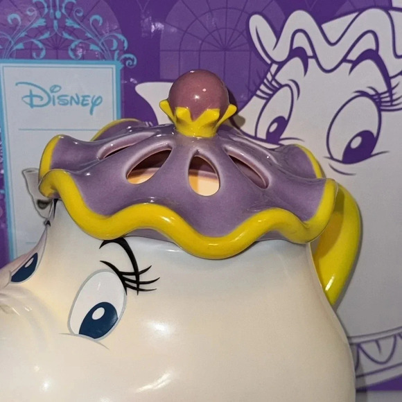Scentsy Home DISNEY Beauty & The Beast Mrs. Potts Full Size Wax Warmer w/Box - Picture 11 of 15